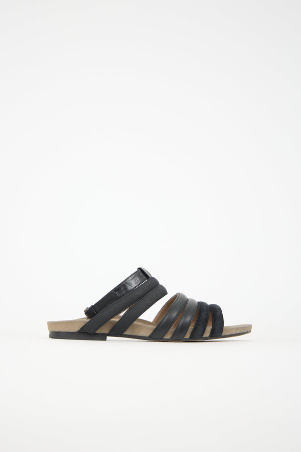 Suede Sandal