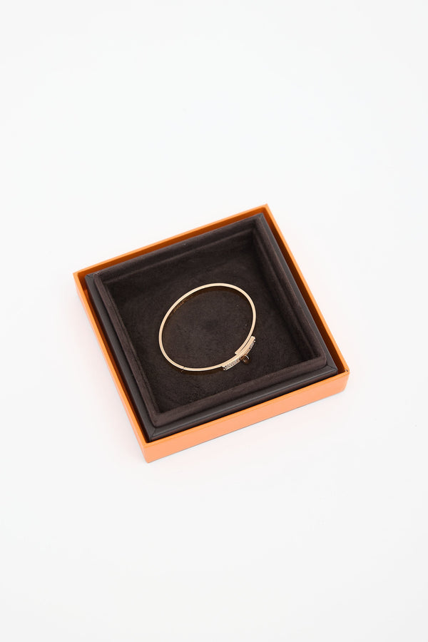 18K Rose Gold & Diamond Small Kelly Bracelet