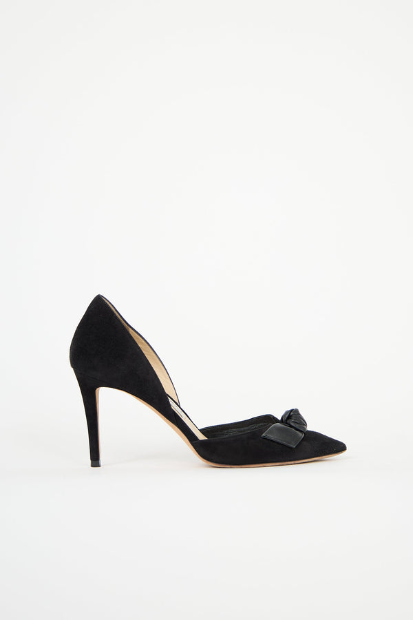 Suede Twinkle D'Orsay Pump