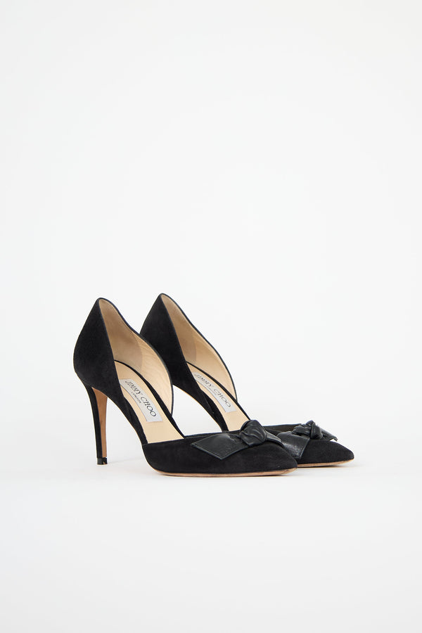 Suede Twinkle D'Orsay Pump