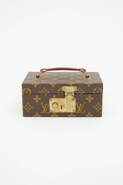 1986 Brown Monogram Boite A Tout Jewelry Case
