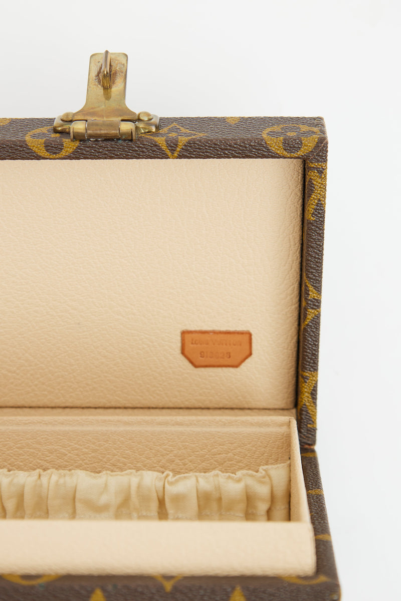 1986 Brown Monogram Boite A Tout Jewelry Case