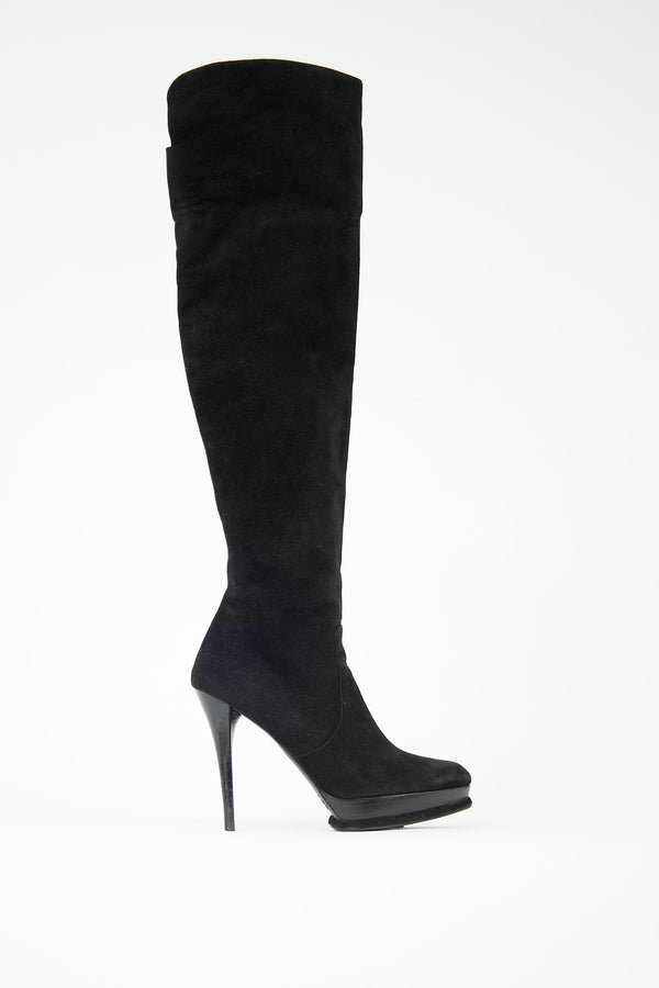 Suede Thigh High Boot